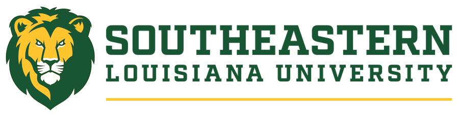 Southeastern Louisiana Lions Wordmark Logo